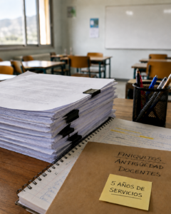 Continuidad laboral docente por cinco años de servicio