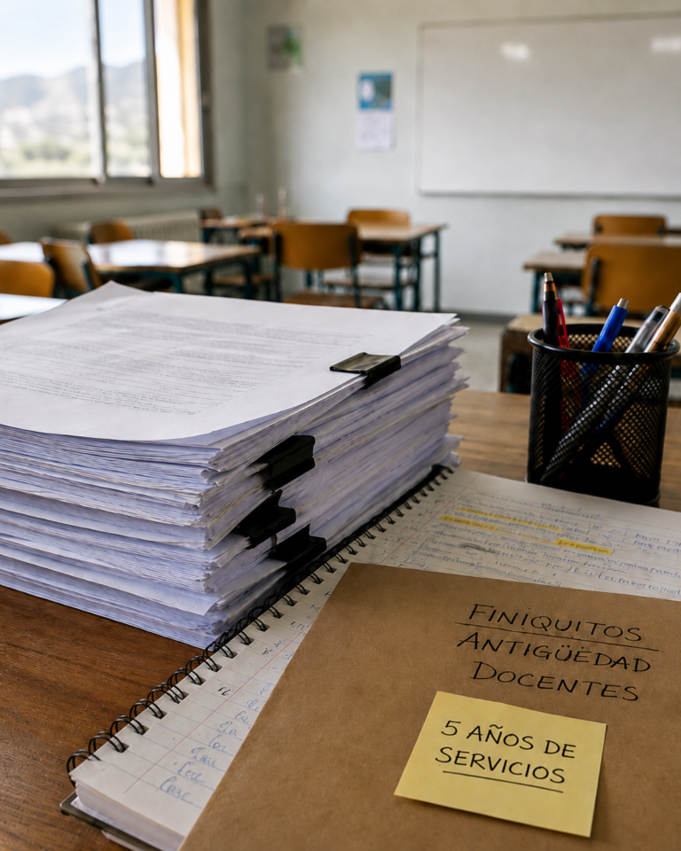 Continuidad laboral docente por cinco años de servicio